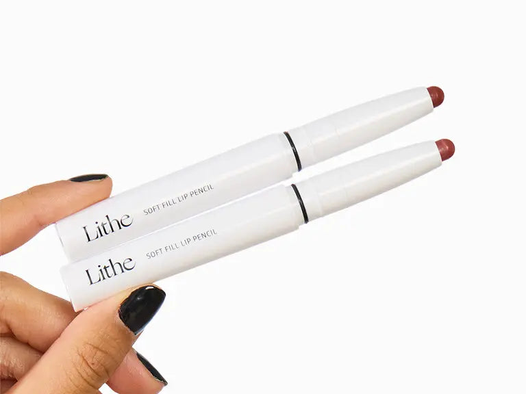 LITHE BEAUTY  Soft Fill Lip Pencils in Dusk & Scarlet