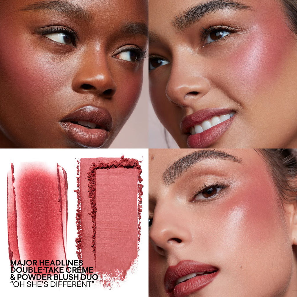 PATRICK TA  Major Headlines Double-Take Crème & Powder Blush Duo