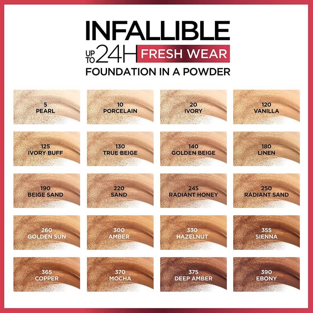 L’oréal Fresh Wear  Polvo Base Infallible 24H