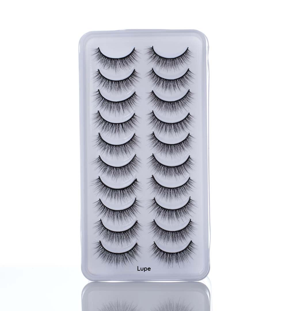 BRYKA MAKEUP Pestañas 3D Lupe x 10 pares