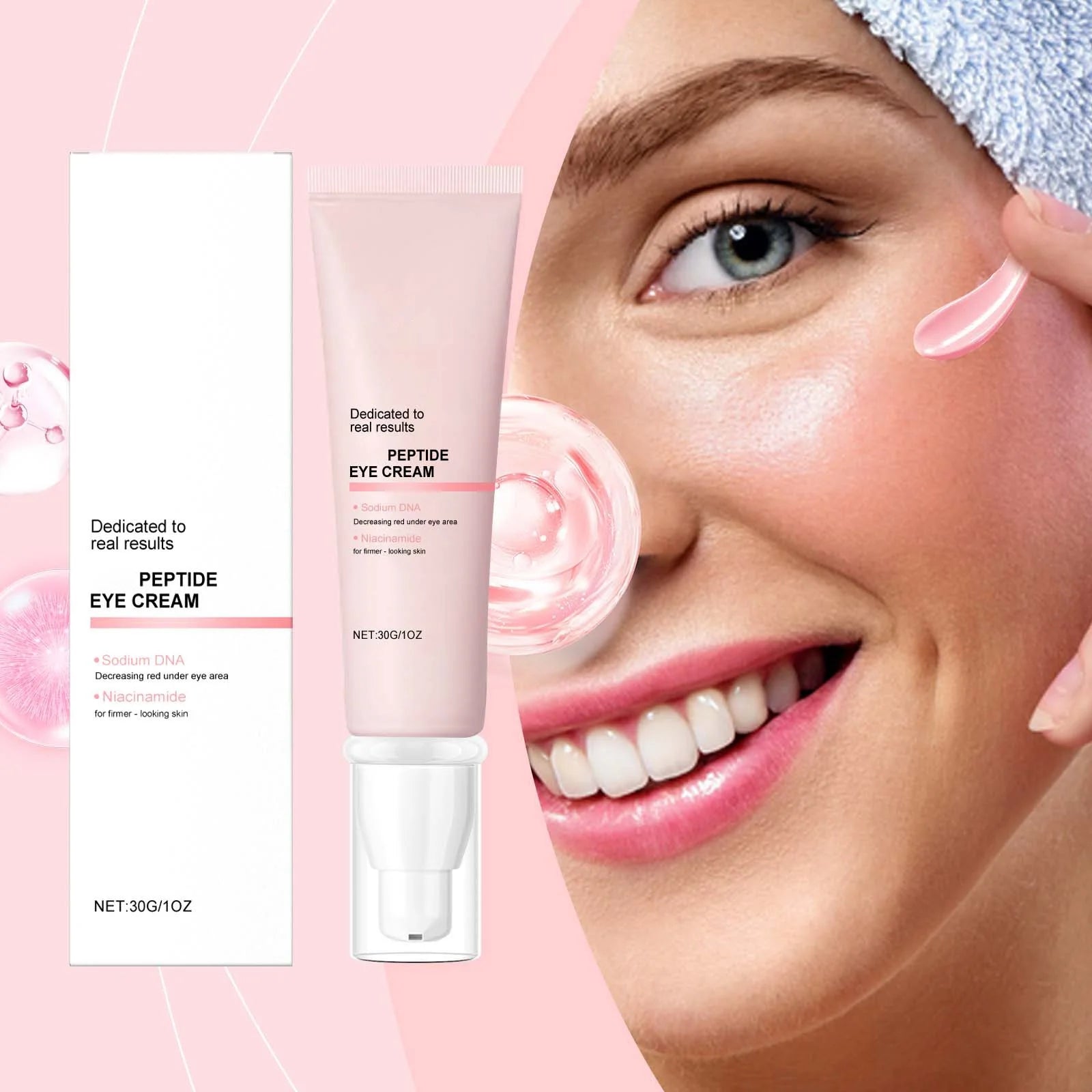 MEDICUBE - PDRN PINK PEPTIDE EYE CREAM .30ml