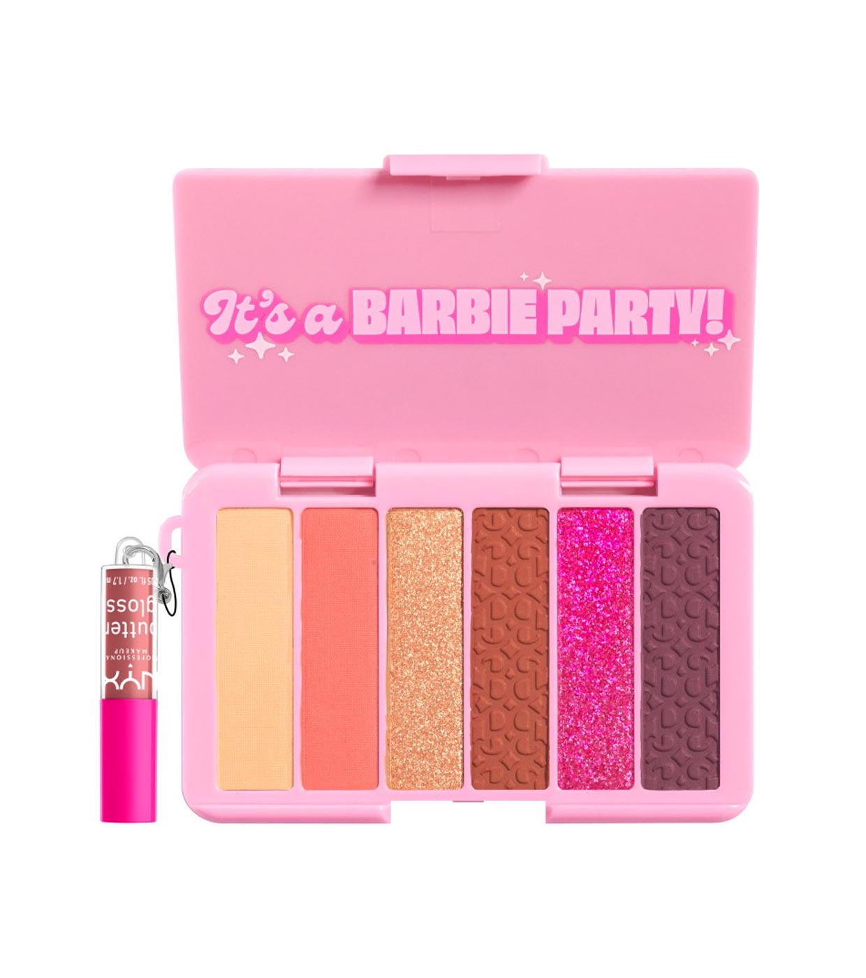 NYX PROFESSIONAL MAKEUP BARBIE, Mini Eye Palette - It's a BARBIE Party