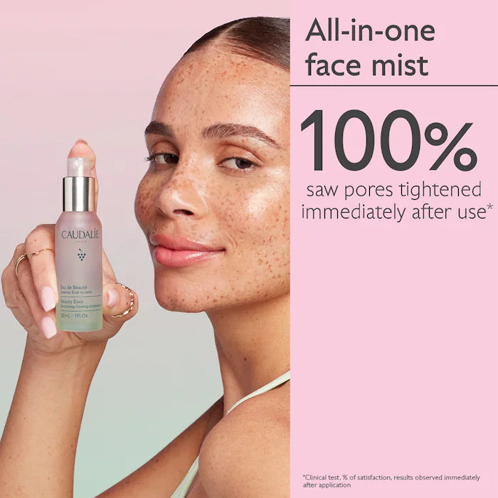 Caudalie Beauty Elixir Prep, Set, Glow Face Mist