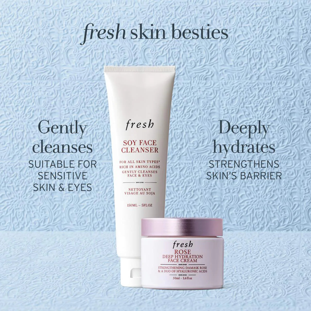 fresh  Soy Hydrating Gentle Face Cleanser 150ml