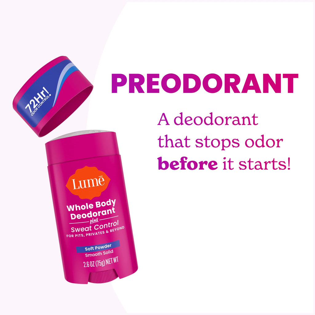 Lume Deodorant with Clinical Strength Sweat Control 14gr