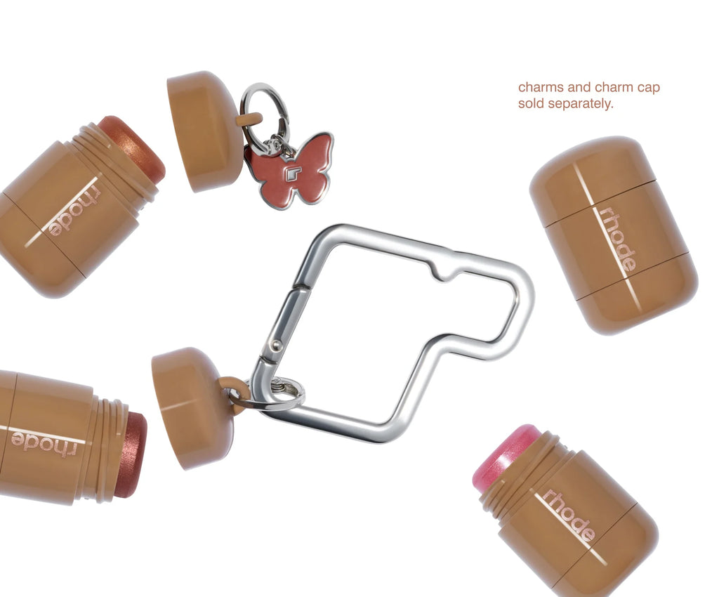 RHODE pocket pearl The mini shimmery flush + Rhode Carabiner