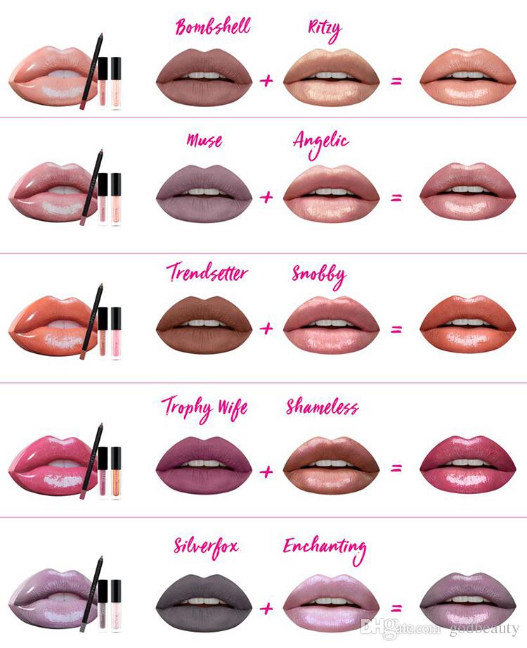 HUDA BEAUTY MATTE & CREAM LIP SET