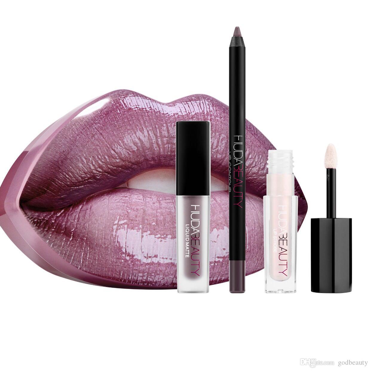 HUDA BEAUTY MATTE & CREAM LIP SET