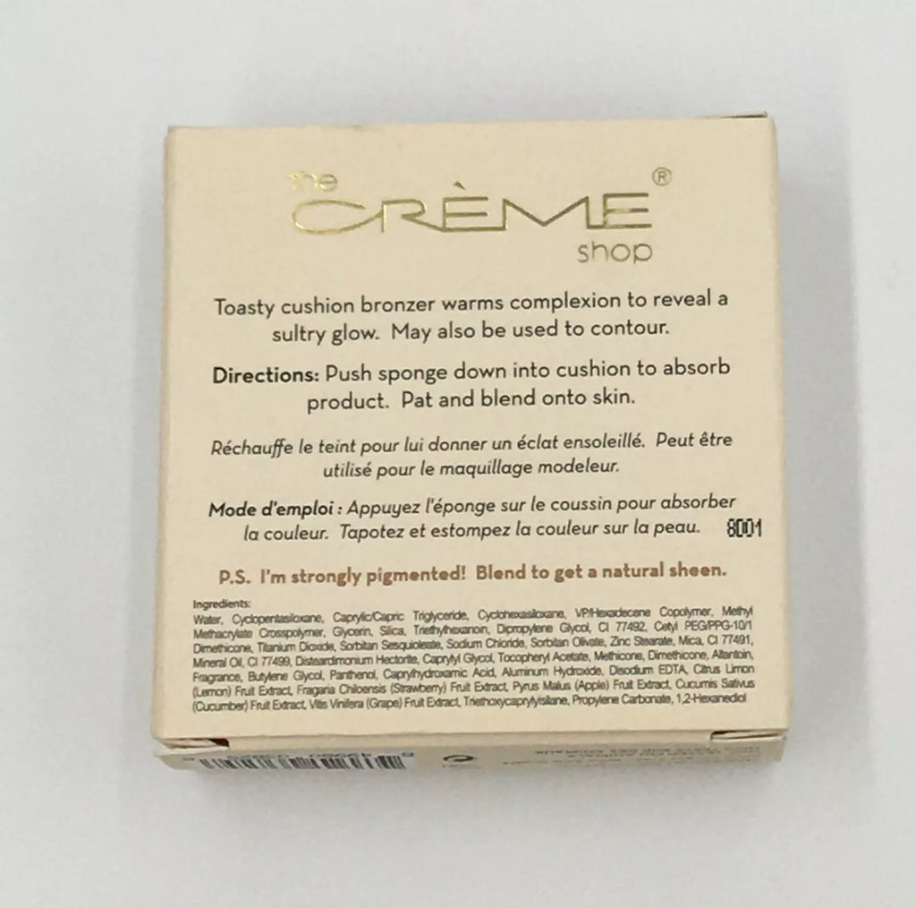 the creme shop toasty cushion bronzer 2 MEIDUM