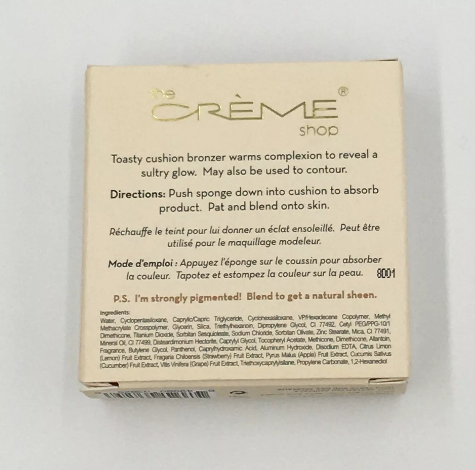 the creme shop toasty cushion bronzer 2 MEIDUM