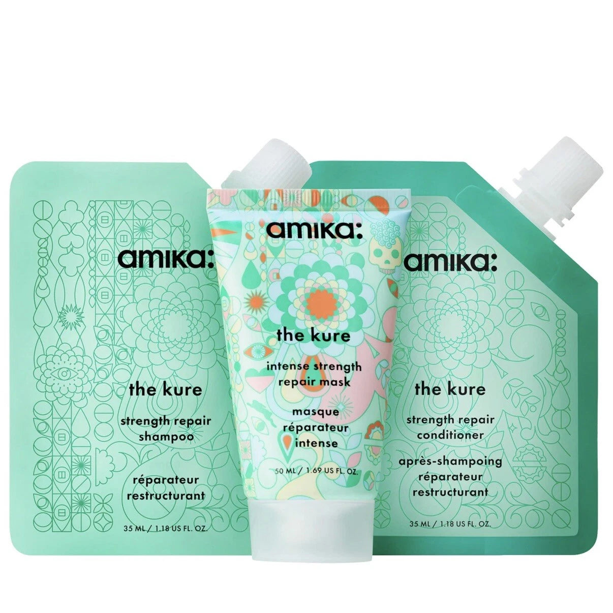 AMIKA THE KURE STRENGTH REPAIR TRIAL SET