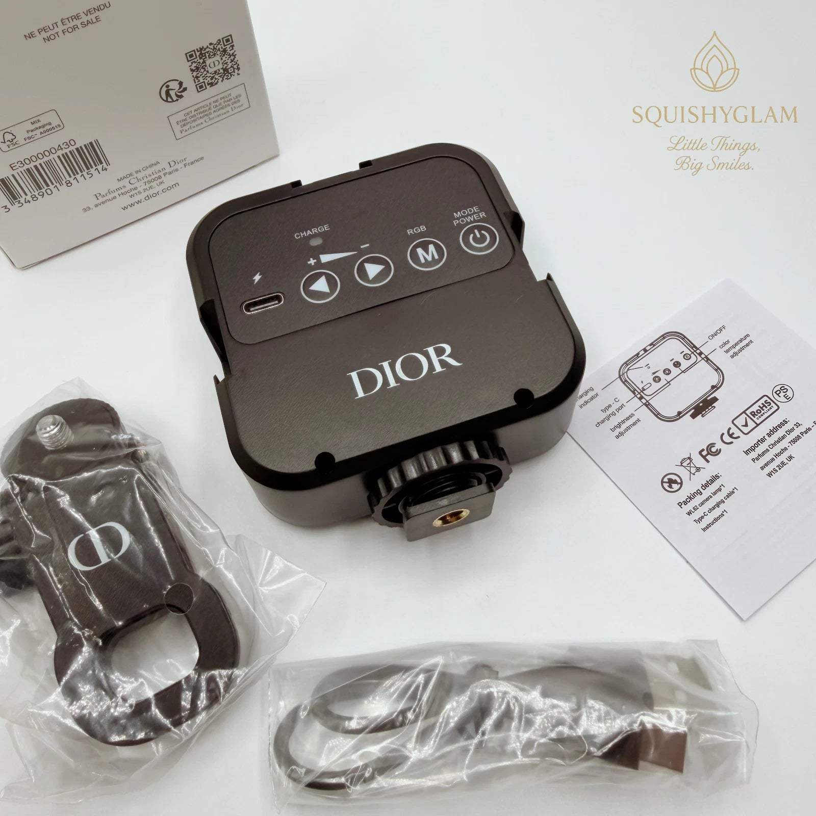 Dior Photo Phone LED Light Cell Phone Camera for Selfie Video