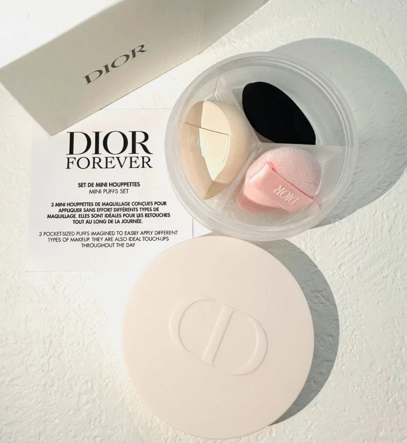 Dior Forever Cushion Powder – Set de Borlas (Puffs) X 3
