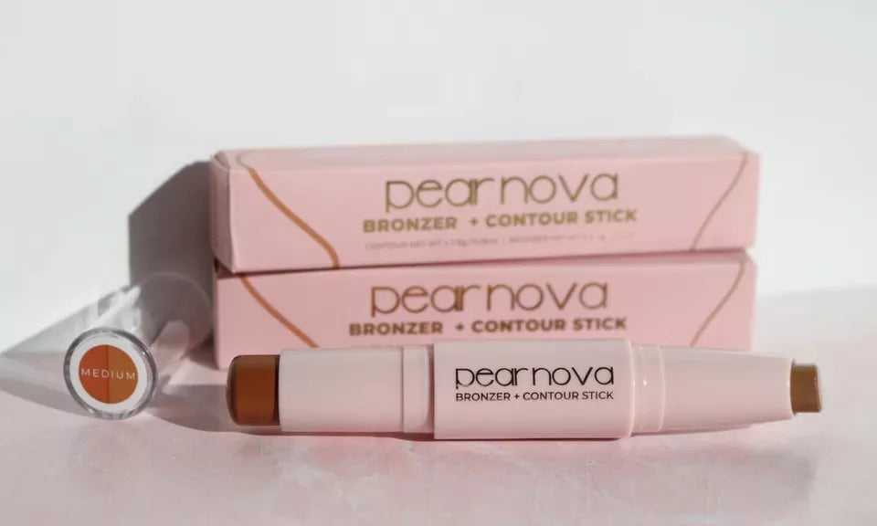 PEAR NOVA Bronzer + Contour Stick - Light