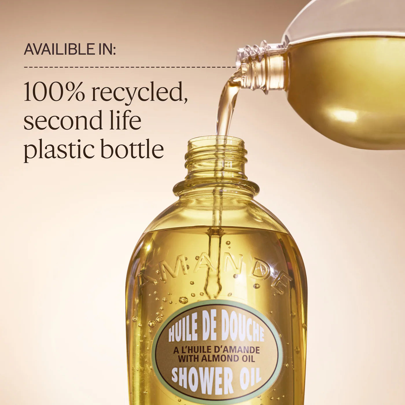 L'Occitane  Cleansing And Softening Shower Oil With Almond Oil Mini 75ML