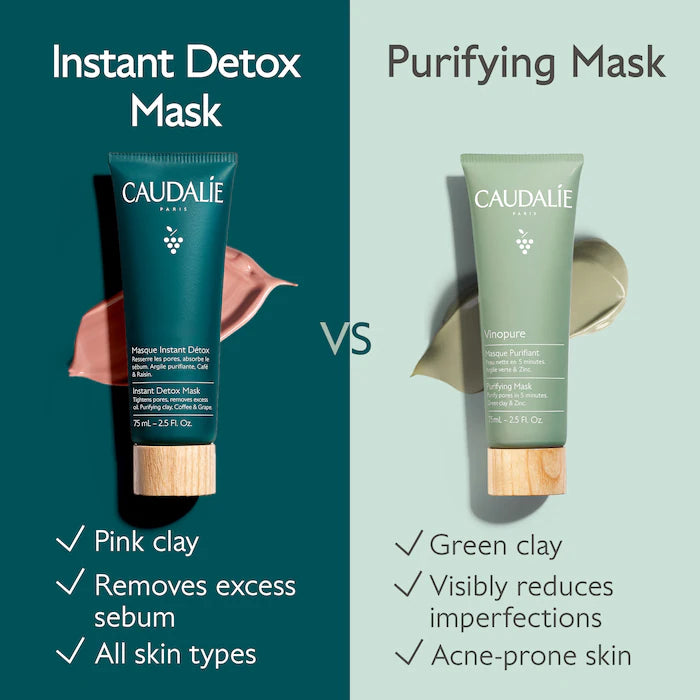 Caudalie Pore Minimizing Instant Detox Mask 75ml