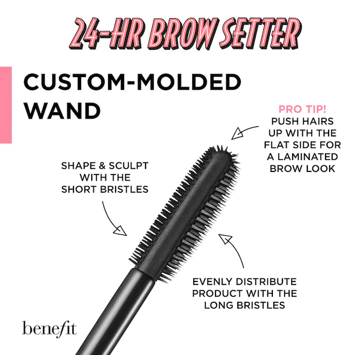 Benefit Cosmetics 24-HR Brow Setter Clear Brow Gel with Lamination Effect