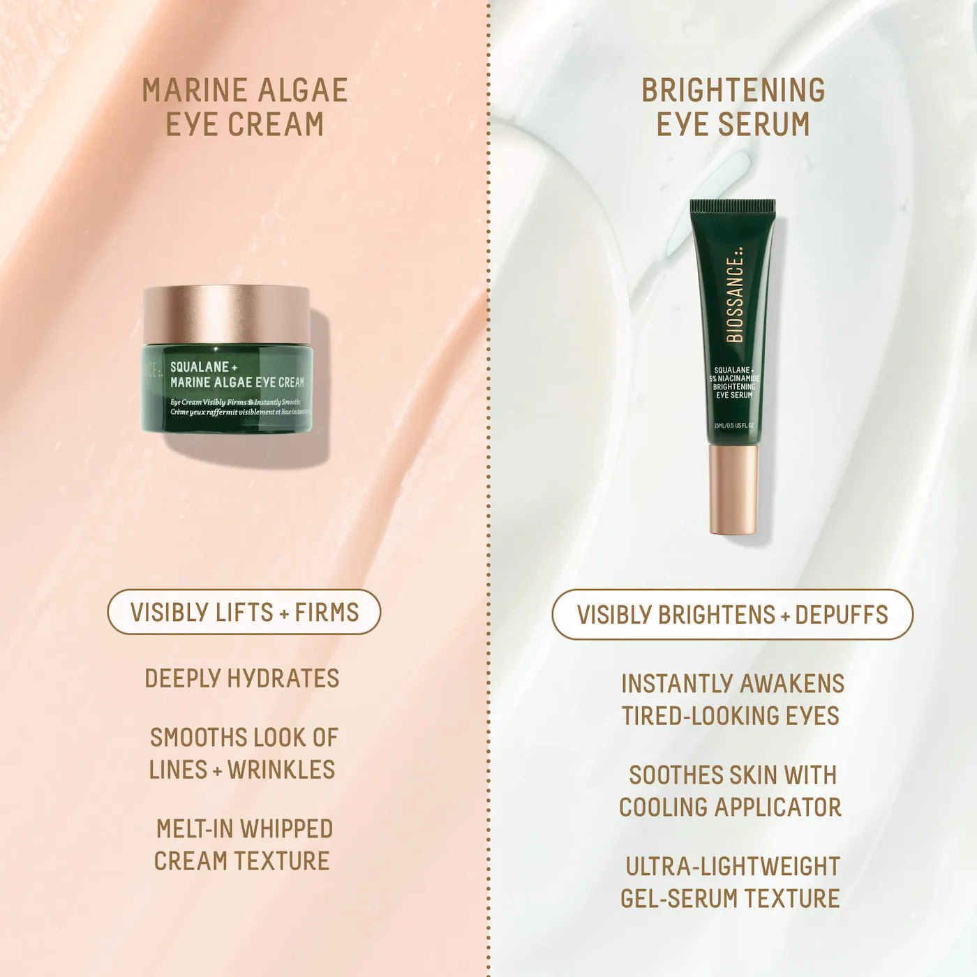 Biossance Squalane + Marine Algae Eye Cream - 15ml