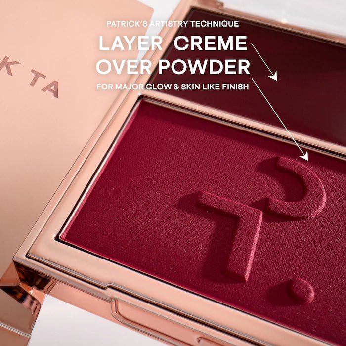 PATRICK TA Major Headlines Double-Take Crème & Powder Blush Duo