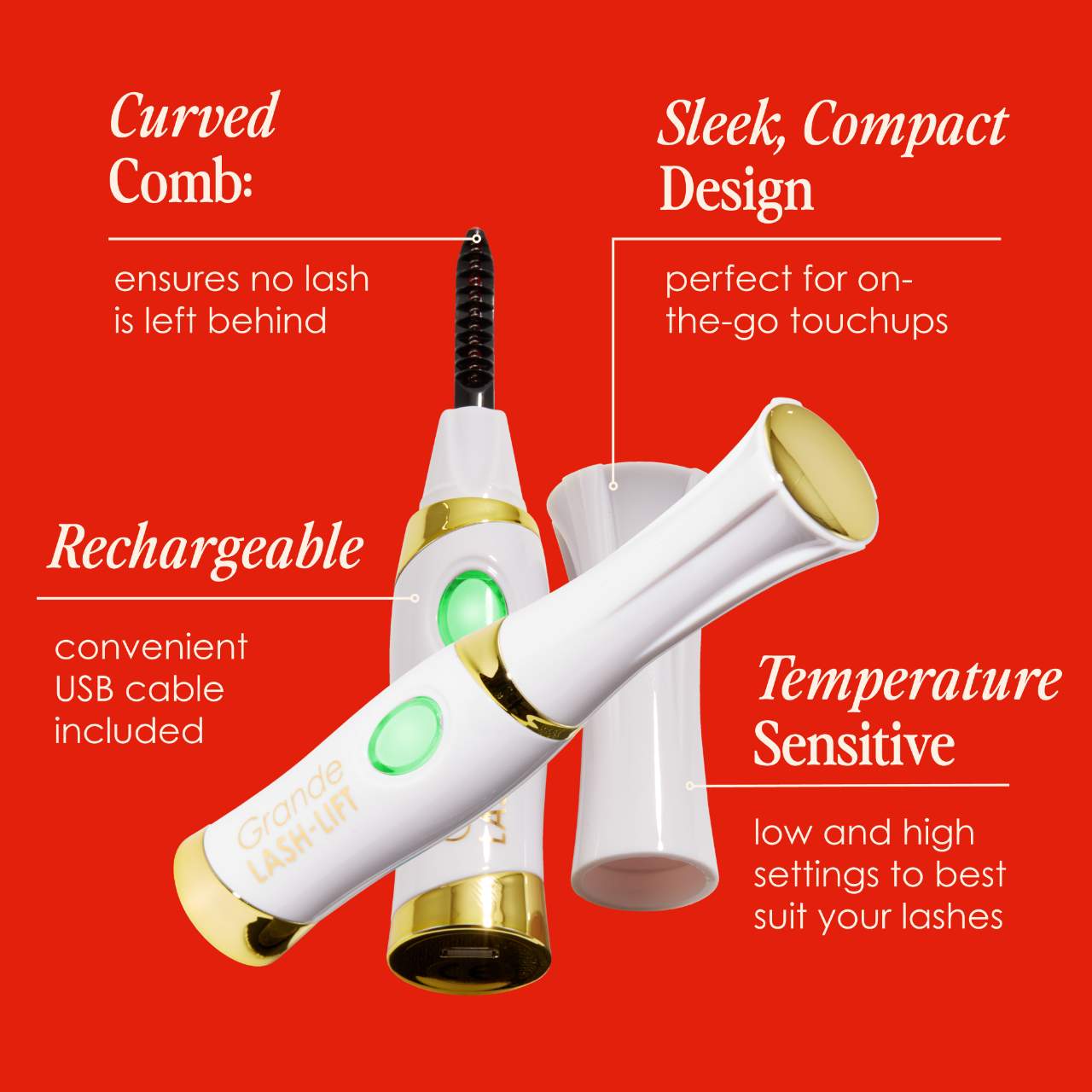 Grande Cosmetics  GrandeLASH-LIFT Heated Lash Curler