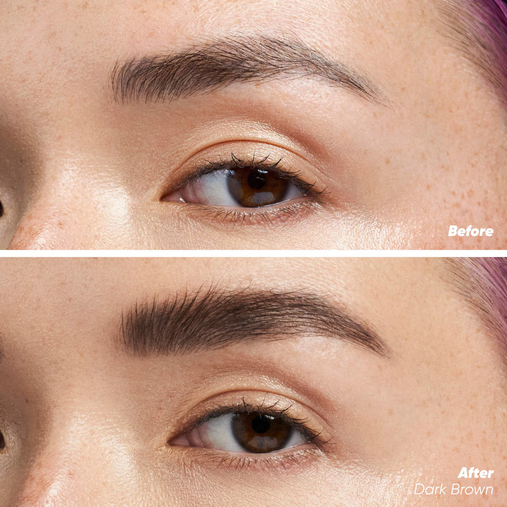 Kosas Air Brow Tinted Clean Volumizing Eyebrow Gel in Dark Brown