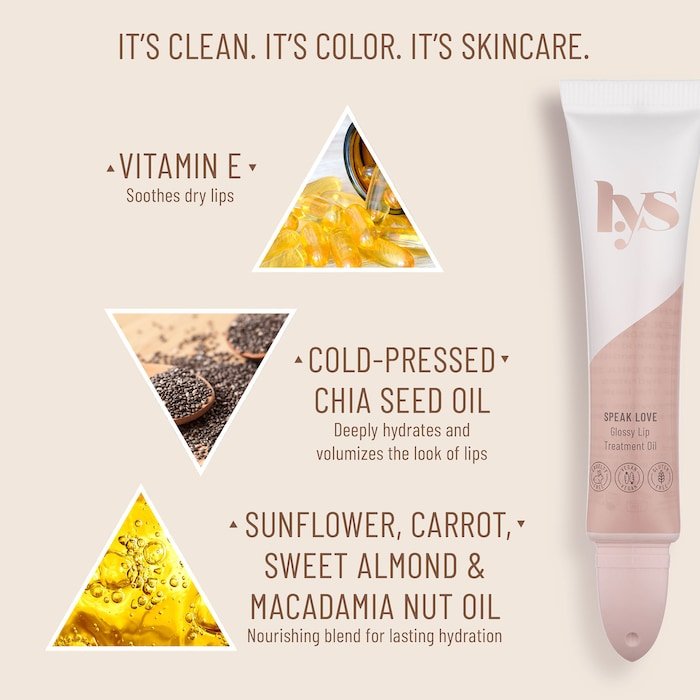 LYS Beauty Speak Love Glossy Lip Treatment Oil