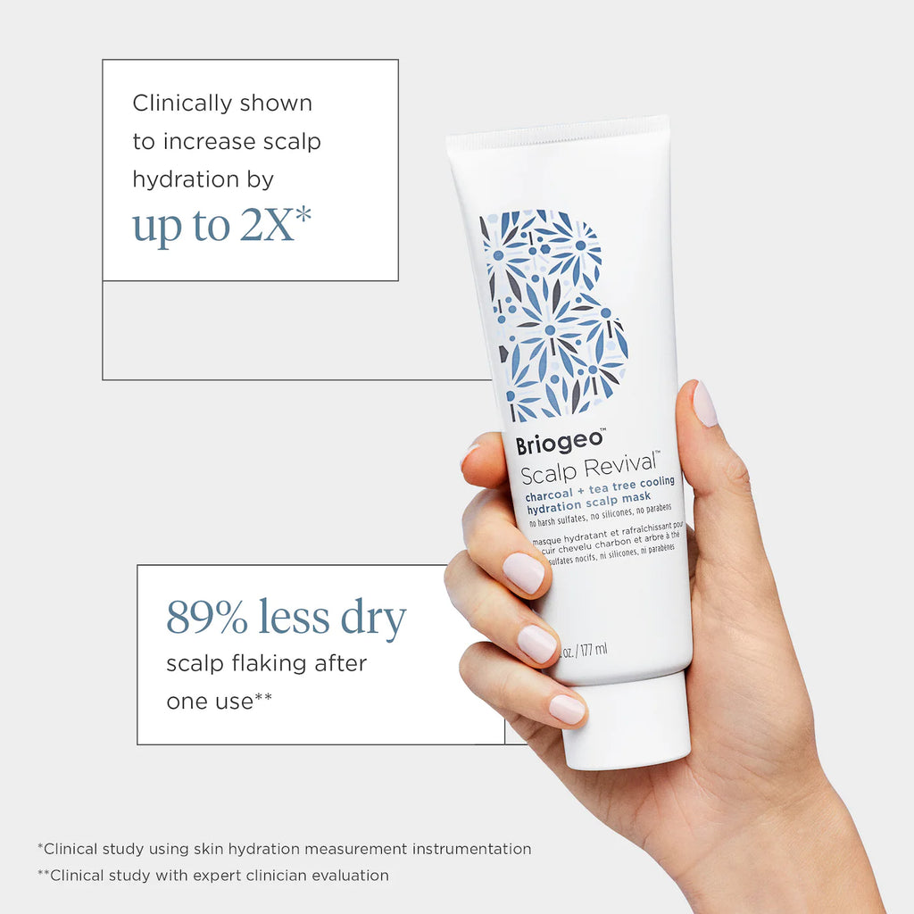 Briogeo  Scalp Revival™ Charcoal + Tea Tree Cooling Hydration Mask for Dry, Itchy Scalp 59ml