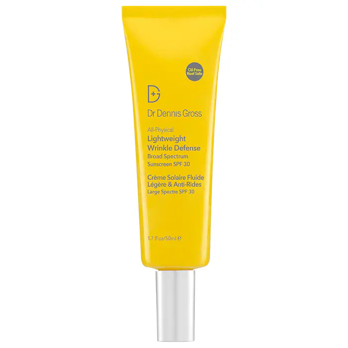 Dr. Dennis Gross Skincare All-Physical Lightweight Wrinkle Defense Broad Spectrum Sunscreen SPF 30  -- 30ML
