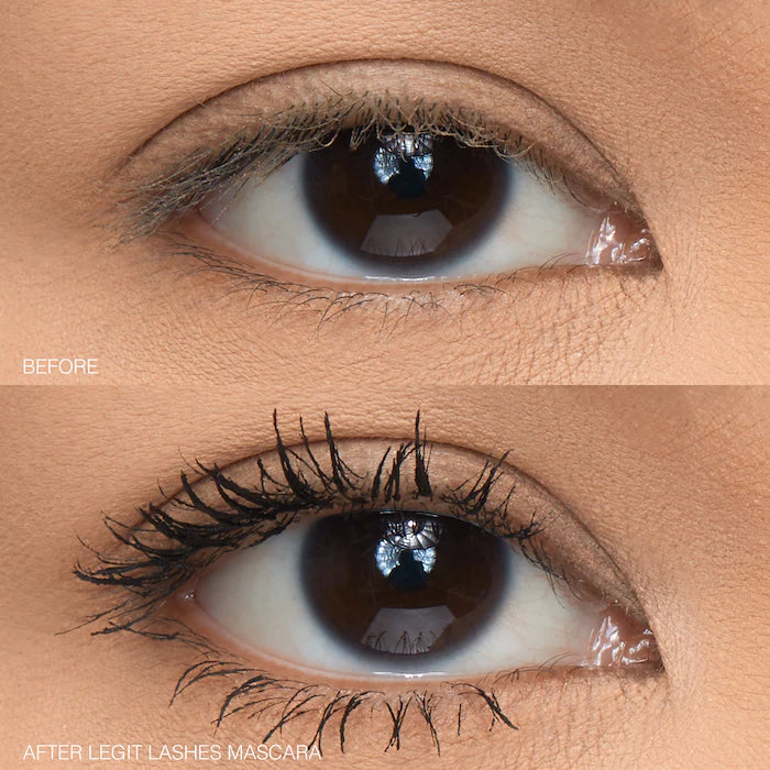HUDA BEAUTY LEGIT LASHES Double-Ended Volumizing and Lengthening Mascara