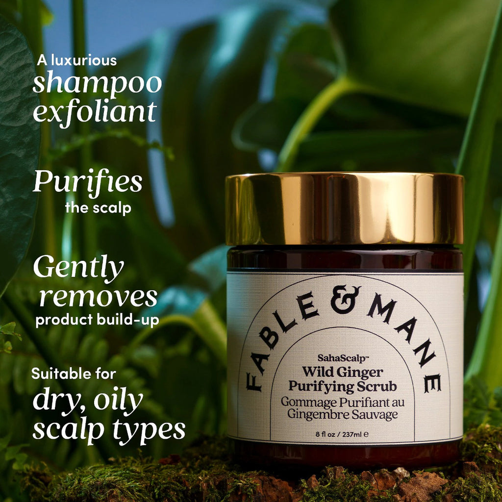Fable & Mane  SahaScalp Wild Ginger Purifying Scrub