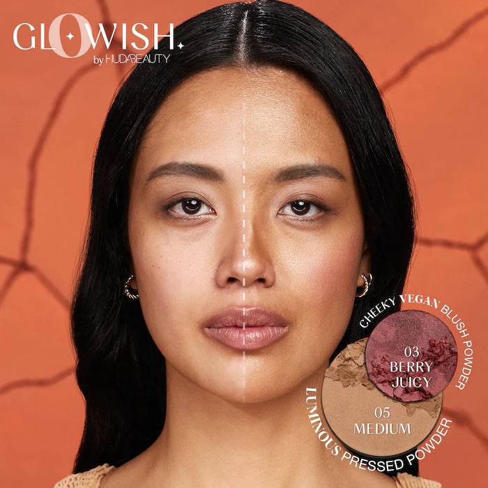 HUDA BEAUTY GloWish Cheeky Vegan Soft Glow Powder Blush