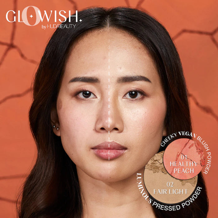 HUDA BEAUTY GloWish Cheeky Vegan Soft Glow Powder Blush