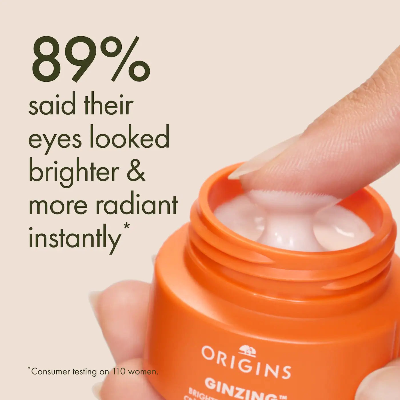 Origins  Ginzing™ Vitamin C Eye Cream to Brighten and Depuff (Original / Cool)