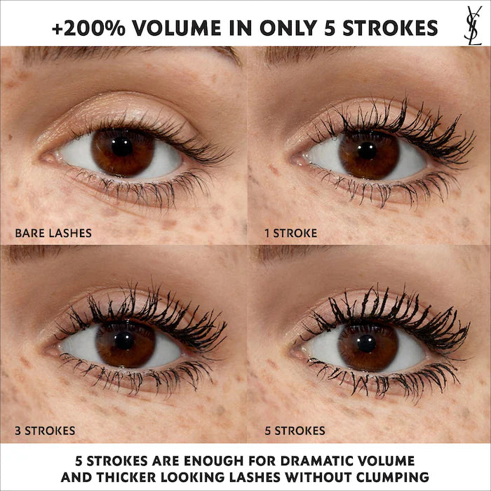 Yves Saint Laurent Lash Clash Extreme Volume Mascara NEGRA YSL
