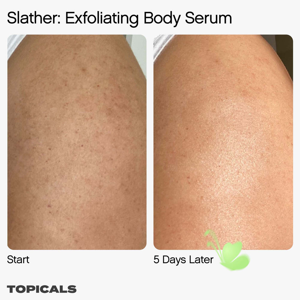 Topicals Slather Exfoliating Body Serum with Retinol and AHAs 50ML