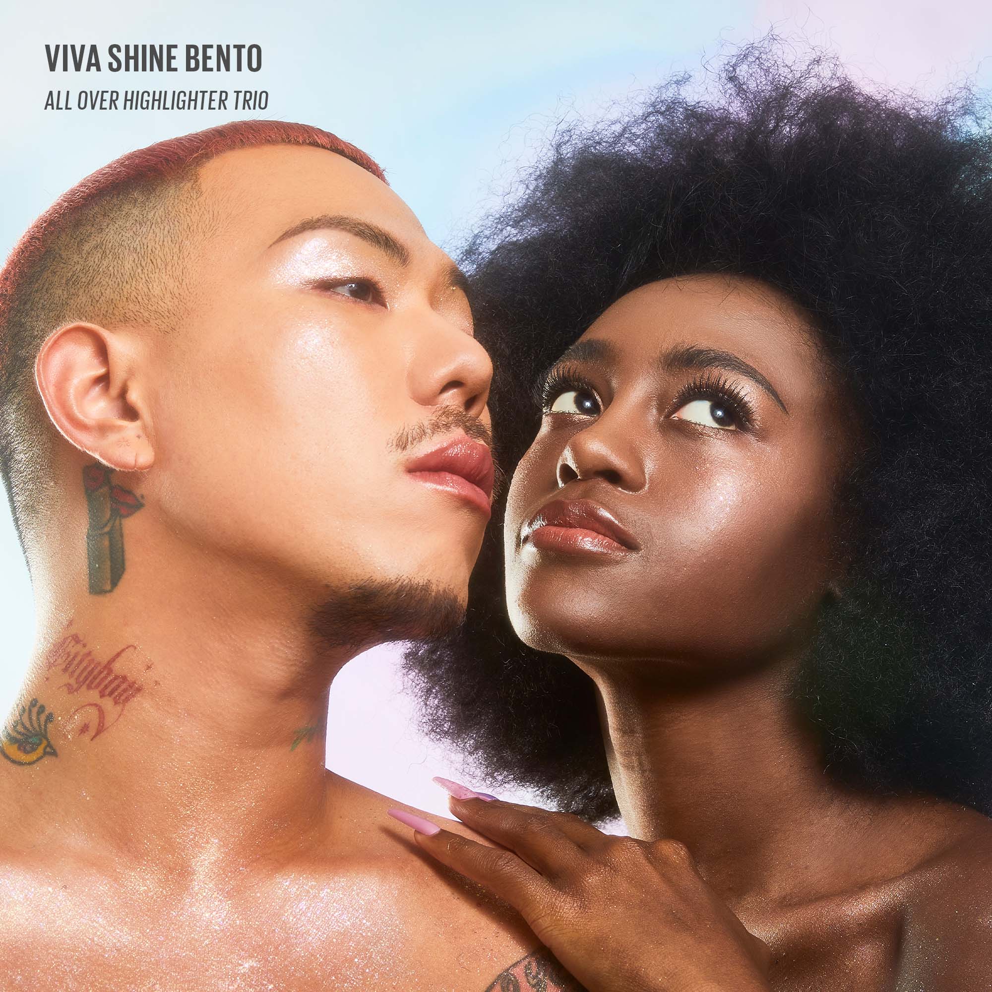 Kaja Viva Shine Bento All Over Highlighter Trio