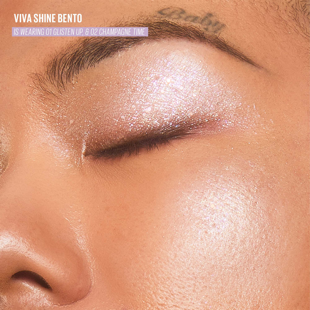 Kaja Viva Shine Bento All Over Highlighter Trio