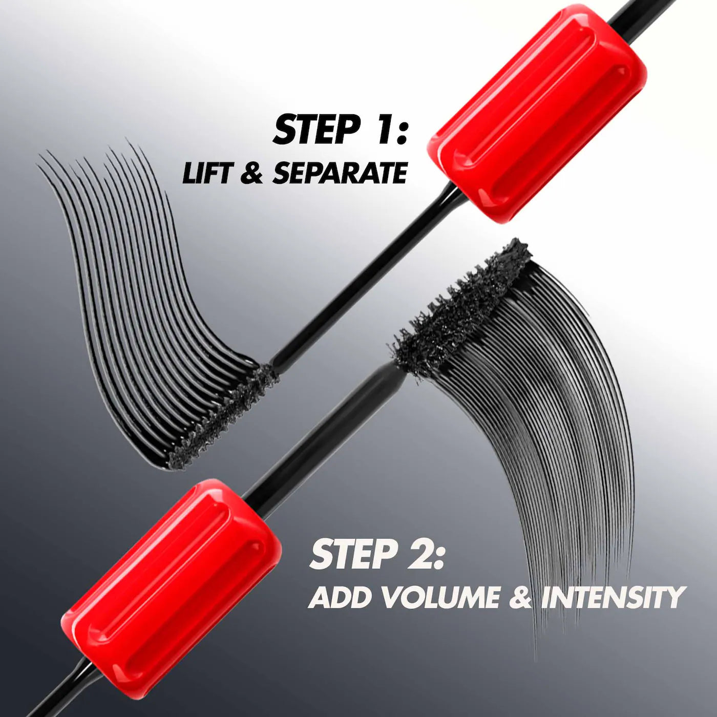 MAKE UP FOR EVER  The Professionall 24HR Double-Ended Lifting & Volumizing Mascara Black