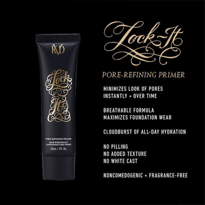 KVD Beauty Lock-It Vegan Pore-Refining Hydrating Primer with Rice Water 30ML
