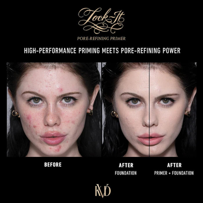 KVD Beauty Lock-It Vegan Pore-Refining Hydrating Primer with Rice Water 30ML