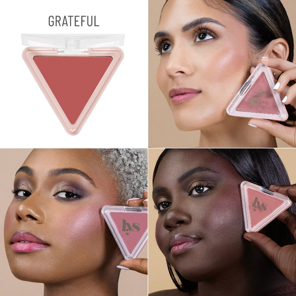 LYS Beauty Deluxe Higher Standard Satin Matte Cream Blush Trio