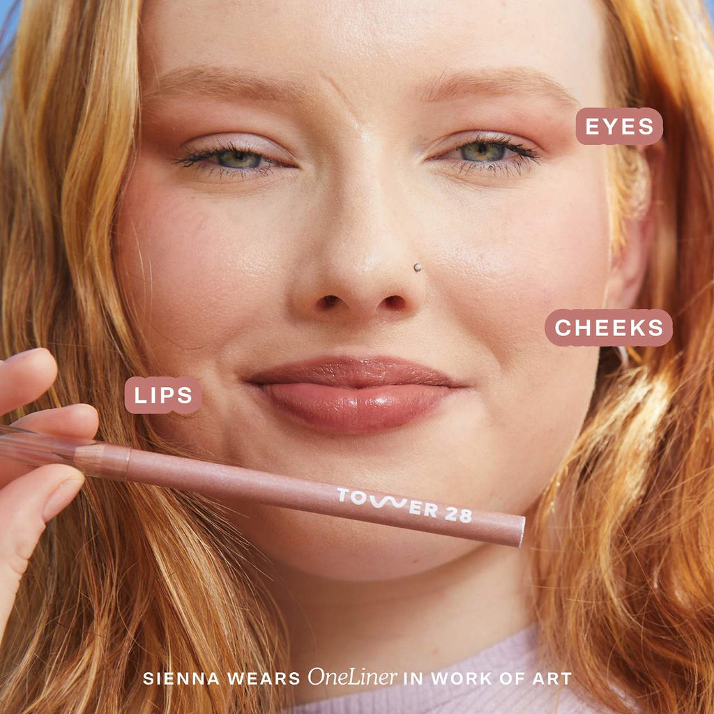 Tower 28 Beauty  OneLiner Lip Liner + Eyeliner + Cheek Pencil