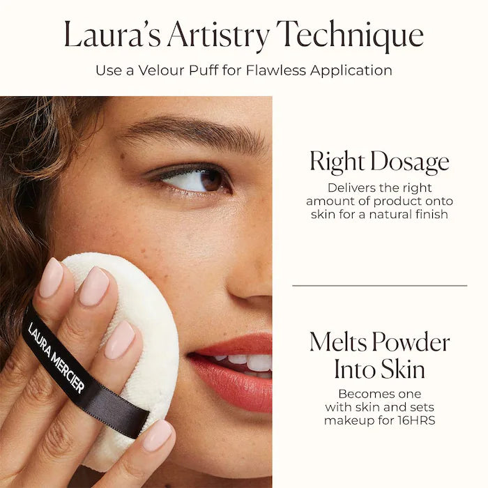 Laura Mercier Translucent Loose Setting Powder – Pink Tone-Up for Brightening