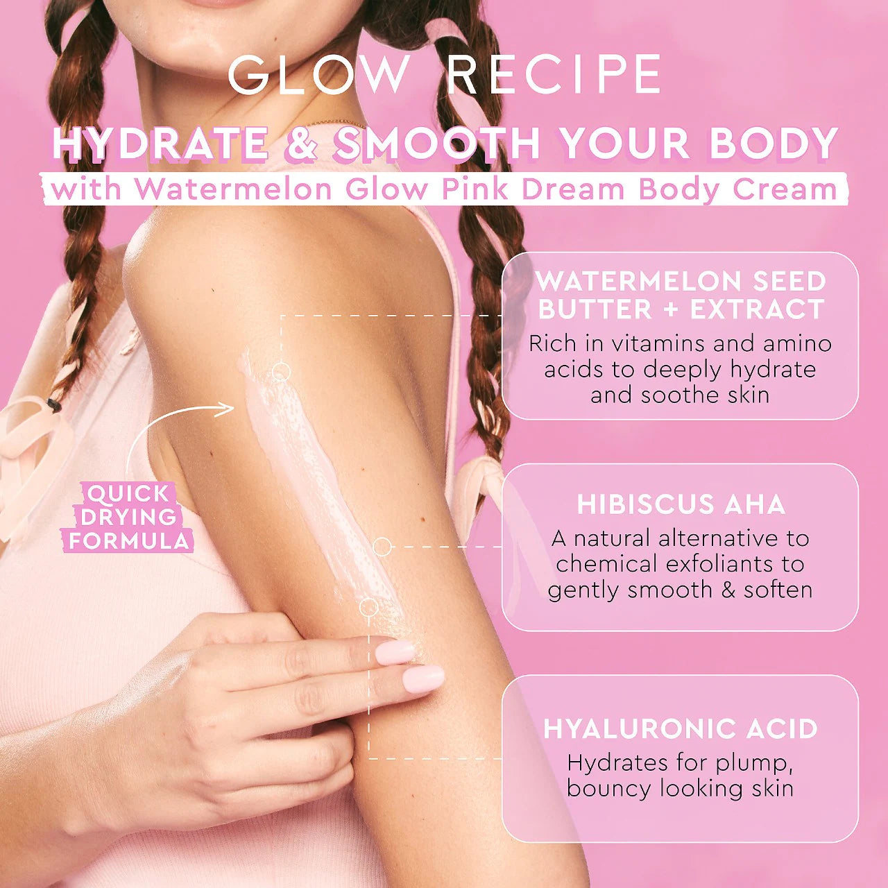 Glow Recipe Watermelon Glow Pink Dream Body Cream - 200ml