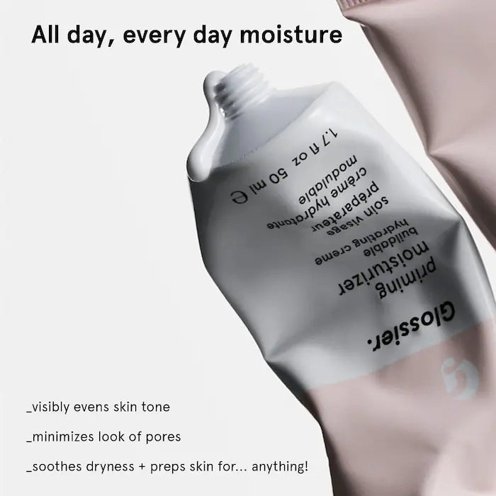 Glossier Priming Moisturizer Lightweight Buildable Face Cream 15ml