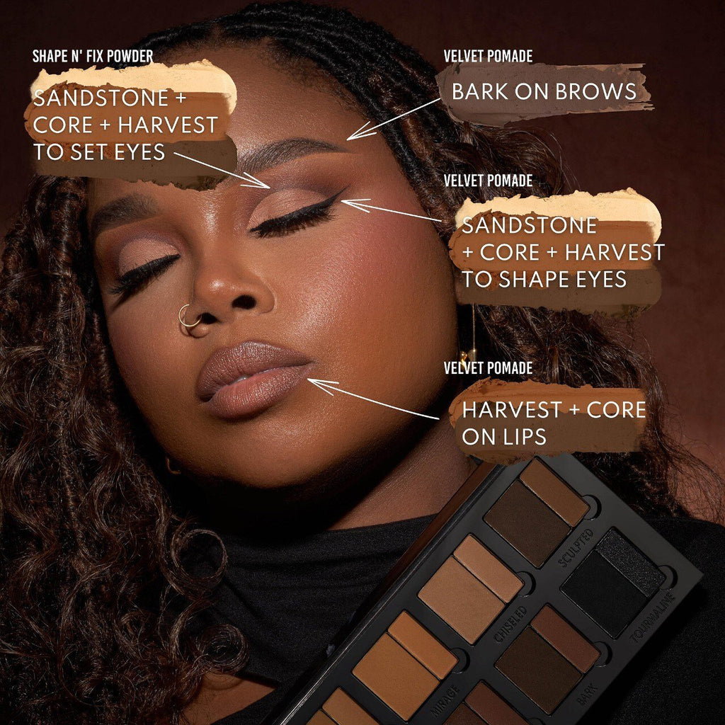 Danessa Myricks Beauty Groundwork: Defining Neutrals - Palette For Eyes, Brows, Face & Lips