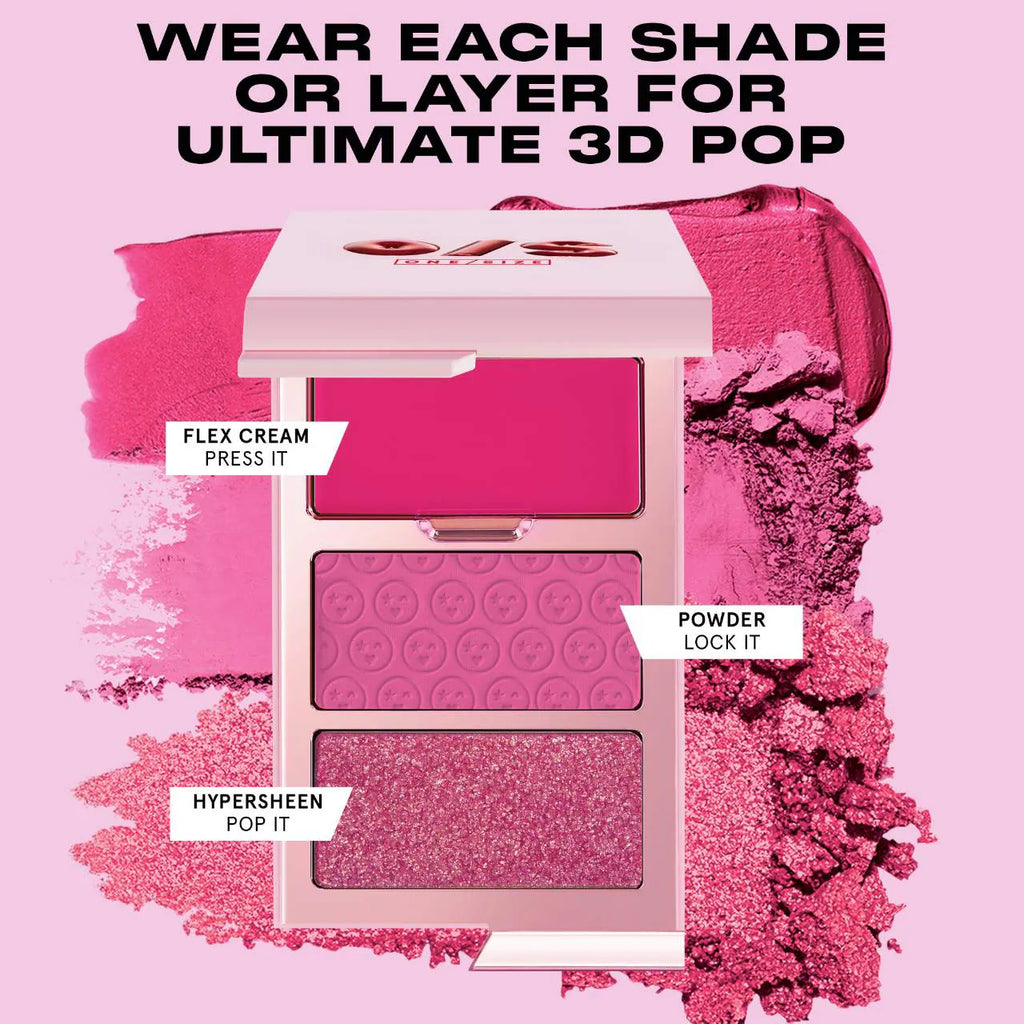 ONE/SIZE by Patrick Starrr  Cheek Clapper 3D Blush Trio Palette