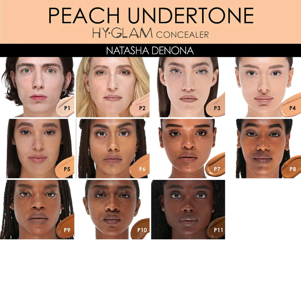 NATASHA DENONA  Hy-Glam Brightening & Hydrating Medium to Full Coverage Crease Proof Serum Concealer