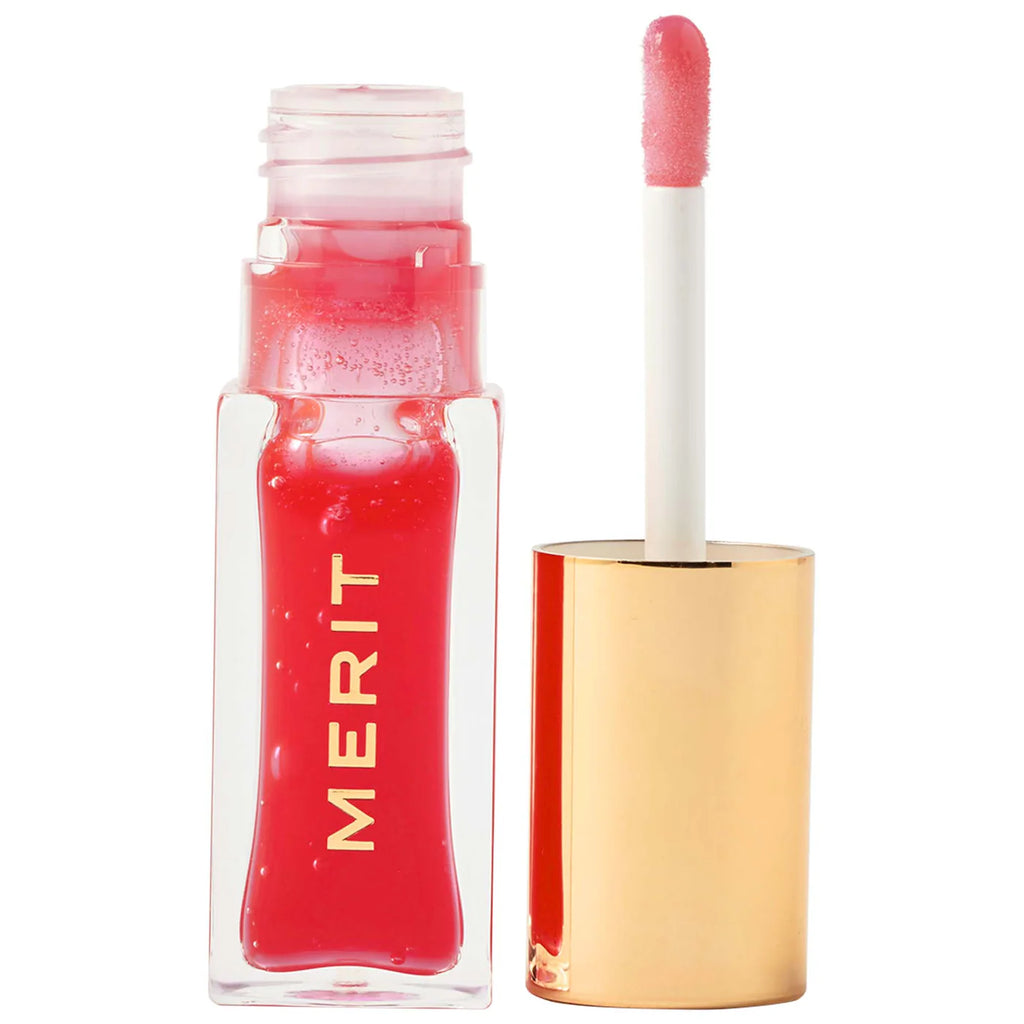 MERIT  Shade Slick Hydrating Tinted Lip Oil  Maraschino