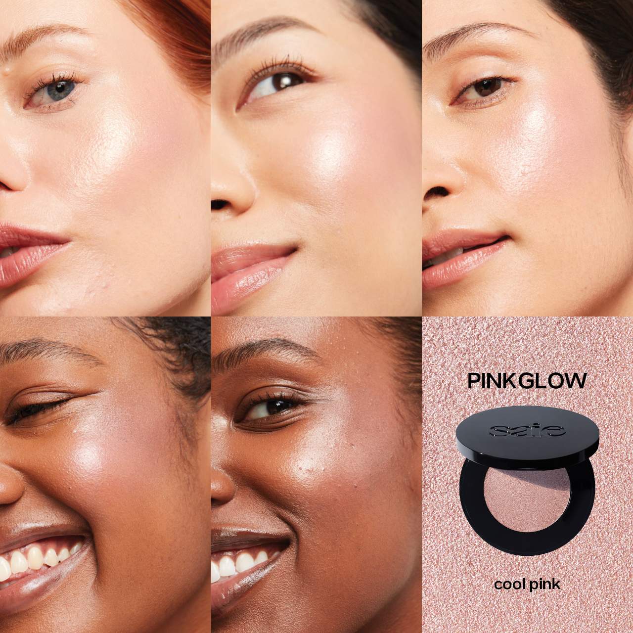 Saie  Glow Sculpt Multi-Use Cream Highlighting Blush